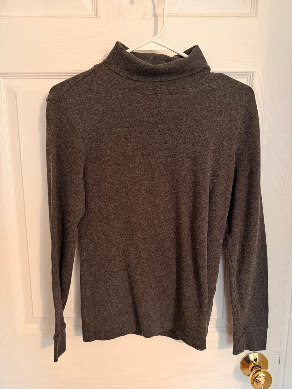 Scott Dark Charcoal Turtleneck Sweater